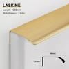 Hidden Furniture Handles Gold Black White Kitchen Cabinet Pulls Punch Free Handles for Cabinets and Drawers Arc Wardrobe Pulls
