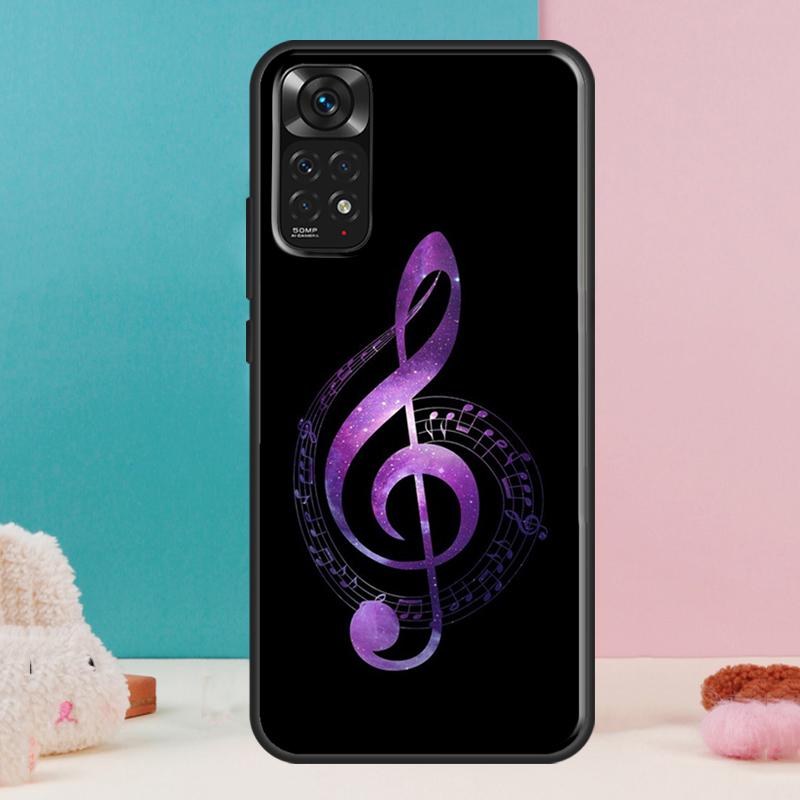 Музыкальный чехол 'Клавиши пианино' для Xiaomi Redmi Note 12 11 10 9 8 Pro 9S 10S 11S 12S Redmi 12C 9A 9C 10A 10C Чехол