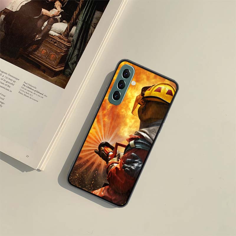 Чехол для телефона для пожарного training для Samsung A54 A14 A24 A34 A17 A37 A57 A55 A35 A25 A15 A07 A05S A04S A12 A22 A32 A52S A72 Galax