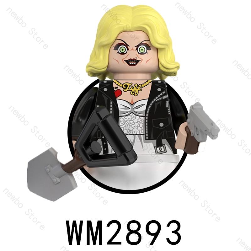 WM6205 Горячие Мини Фигурки Персонажей Главных Героев Фильмов Ужасов Монахиня Вампир Строительные Блоки Хэллоуинские Игрушки Для Детей