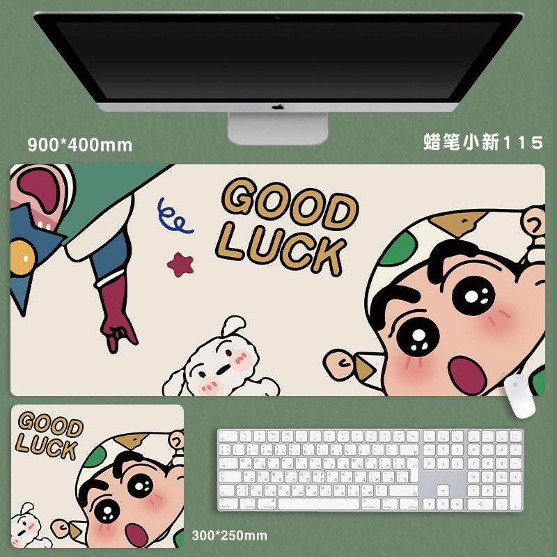 Crayon Shinchan Mouse Pad Large Cute Anime Cartoon Mouse Mat Anti Slip Rubber Game Computer Table Pads