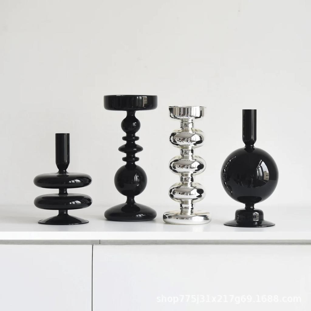 Французский подсвечник, украшение, романтический декор для дома, подсвечники, свадебные украшения, украшение для гостиной, стеклянная ваза