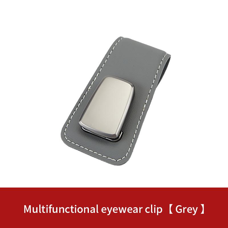 Универсальный автомобильный солнцезащитный козырек, коробка для очков, зажим для очков, держатель для карточек, держатель для билетов, подставка с застежкой, чехол для ручек, аксессуары для очков