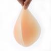 Треугольный силиконовый протез груди в тон кожи - послеоперационная вогнутая накладка на грудь