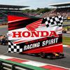 FOR HONDA MOTORCYCLE Decorative Flag Waterproof Fade Resistant Polyester Indoor Outdoor Hanging Flag XL0