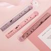 1 Piece Cute Kitty Cat Paw Straight Ruler Kawaii Stationery Funny Drawing Gift Korean Office School Measuring Drawing
