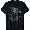 Apollo Saturn V F-1 Space Rocket Engine Blueprint Tee T-Shirt