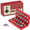 GeeRic Game Card Storage Soft Case for Switch and Switch Holds 24 Micro SD and 24-Piece Box, Switch, Lite, OLED, Cards, Compact, Slim, Lightweight,
