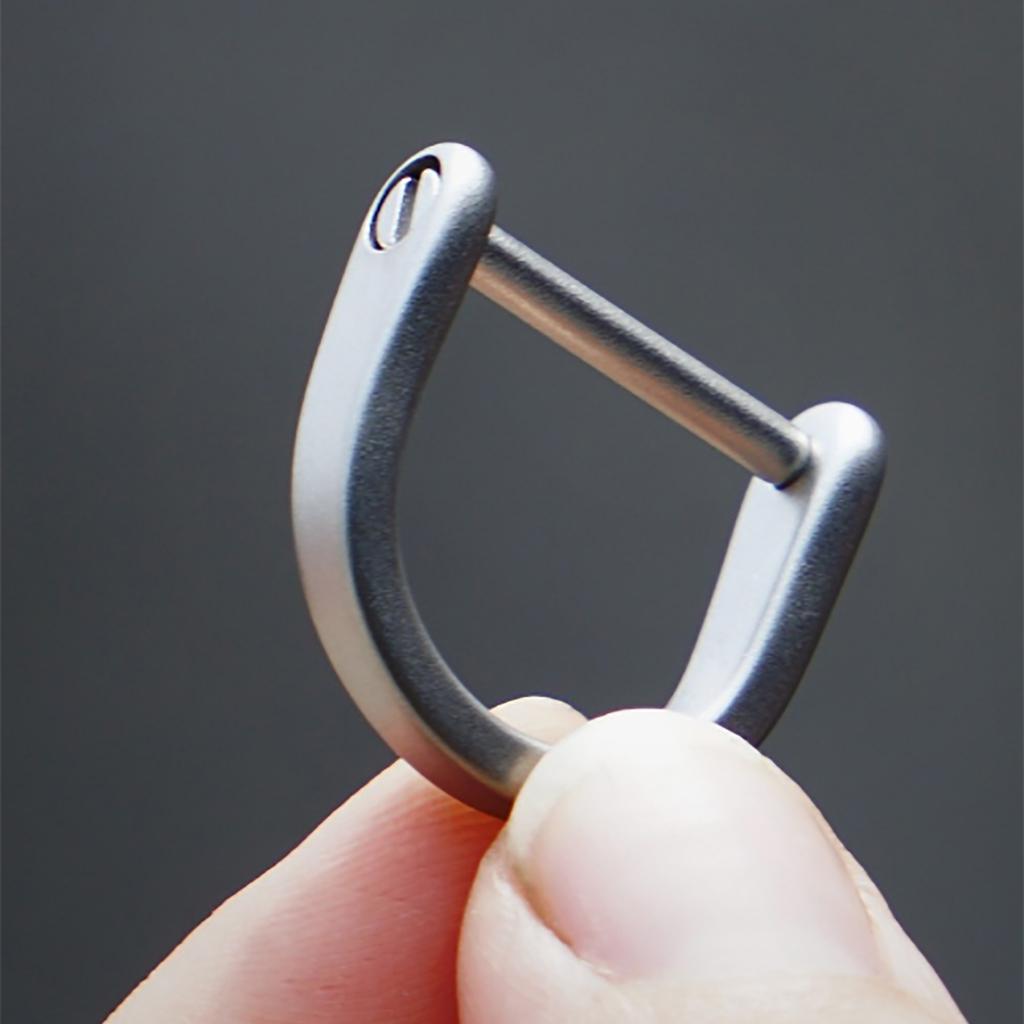 D Ring Clip D Ring Buckle Detachable U Shape Horseshoe D Buckle Clip D Ring Hoop Locking Shackle Horseshoe Screw D Ring