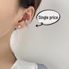 Non-Pierced Double-Layer Tassel Ear Cuff with Long Chain and Trendy Hong Kong Style