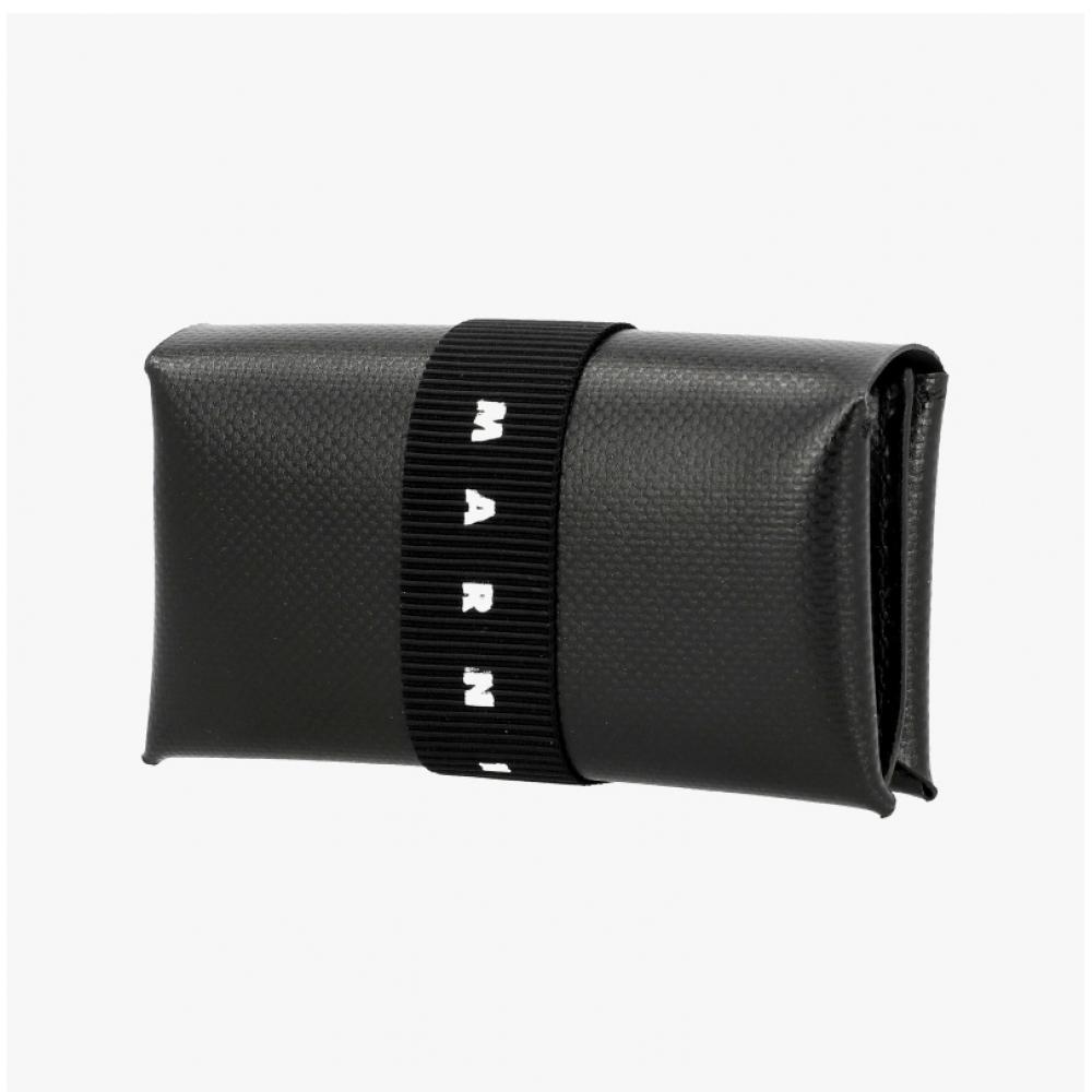 Marni Origami Pvc 3 Fold Banding Flap Card Wallet Pfmi0007u10 P5769 00n99