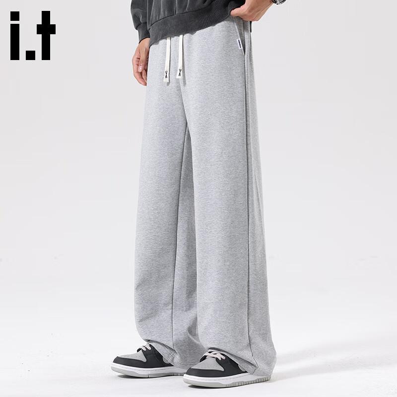 Fingercroxx Men's Heavyweight Knit Straight-Leg Casual Pants