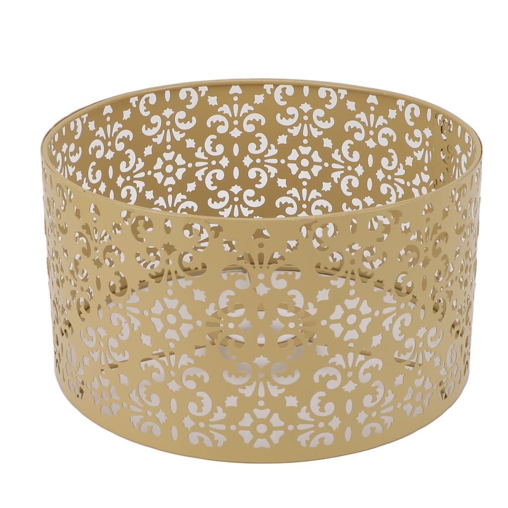 Настольный абажур Полый Железный Изысканный Декоративный Абажур для E27 E14 Торшеры Люстры Желтый