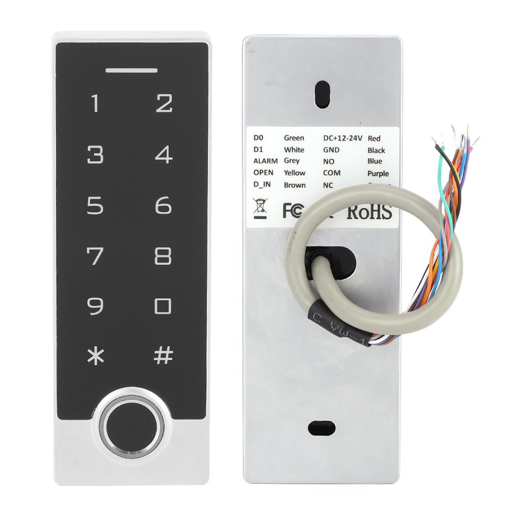 125khz Access Control Machine IP68 Waterproof Fingerprint Password Card Backlit Keyboard