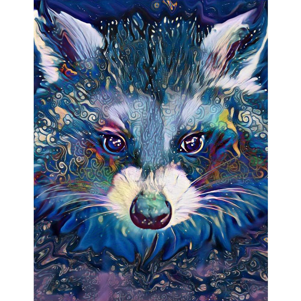 Полная площадь Алмазная картина Портрет Красочные животные Алмазная вышивка Волк Сова Пантера Изображение Стразы Вышивка Крестом Рождественские украшения