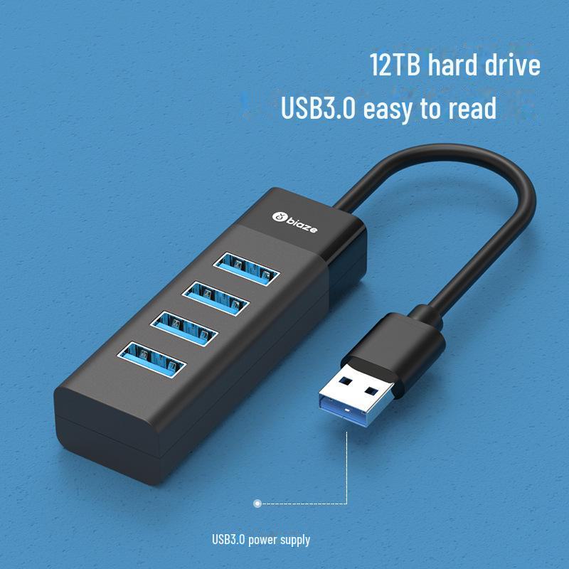 Biaz USB 3.0/3.2 Высокоскоростной 4-портовый разветвитель, 0.2 м SWR1529A