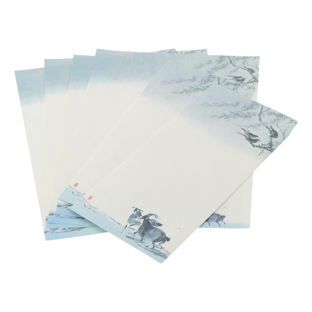 Бумага для писем формата А4, винтажная писчая бумага, набор писчей бумаги и конвертов, Офис