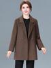 Women's Double-Faced Cashmere Wool Coat - Mid-Length, Autumn/Winter 2025 Collection for Middle-Aged and Elderly Mothers.