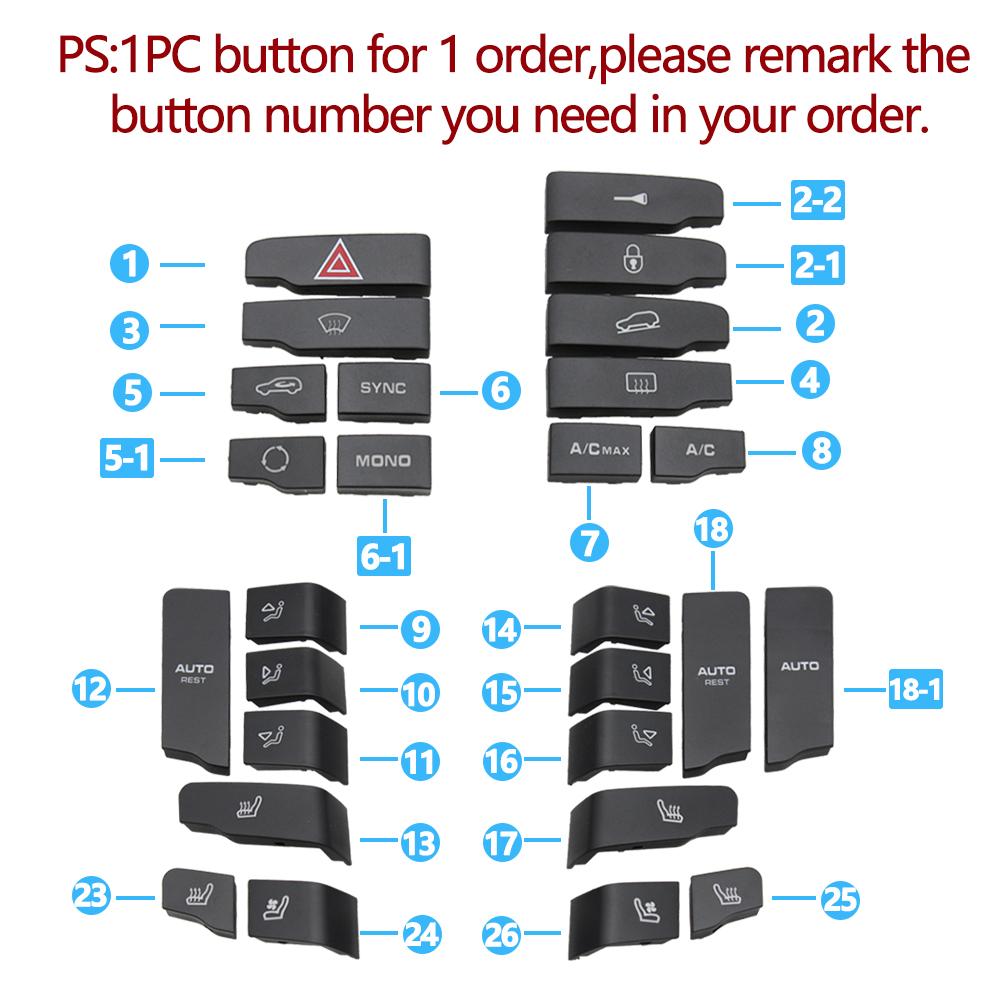 Передняя консоль, кондиционер, температура вентиляции, объем кнопки переменного тока, колпачки для Porsche Cayenne 7P5 Panamera 970 Macan