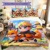 3pcs Game Role Naruto Duvet Cover Set, Home Printed Bedding Set, Breathable and Cozy Bedclothes Suitable For Festival Decor
