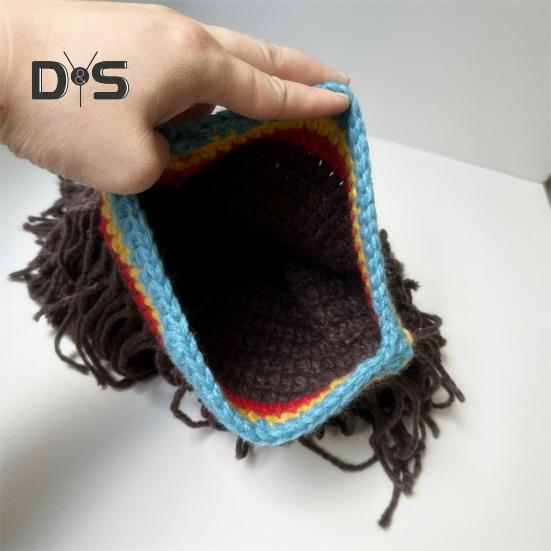 Новое поступление, шапка-парик раста унисекс, хип-хоп, плетеная, шапка-бини для вечеринки в стиле косплея, шапка ручной работы Ямайка, дреды в стиле регги, парик с африканскими корнями