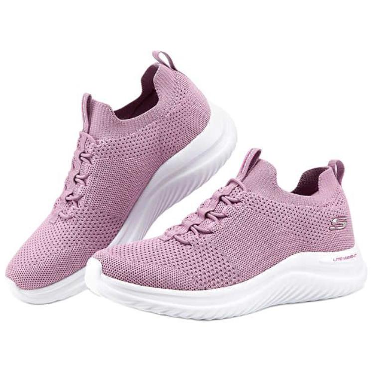 Skechers Спортивные Мягкие Удобные Низкие Повседневные Кроссовки Женские Фиолетовые 898020-MVE