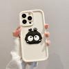 Coal Ball IPhone 16plus Mobile Phone Case Full Inclusive Anti Fall Tpu Suitable for Apple 14 13 Protective Case Trendy Design