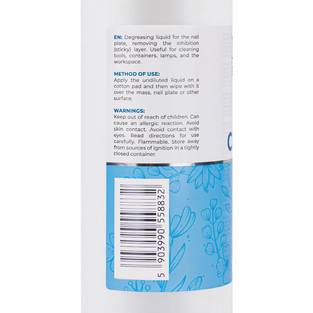 Cleaner Ntn Premium Płyn Do Odtłuszczania Płytki Paznokcia 500 Ml Et