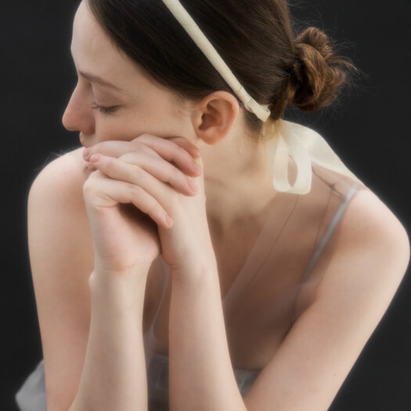 RAWFINED Прозрачная повязка на голову с завязками