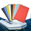 2Pcs Waterproof PVC Repair Patch Square Rubber Boat Patch Inflatable Boat Repair Tool for Rubber Dinghy Canoe Kayak
