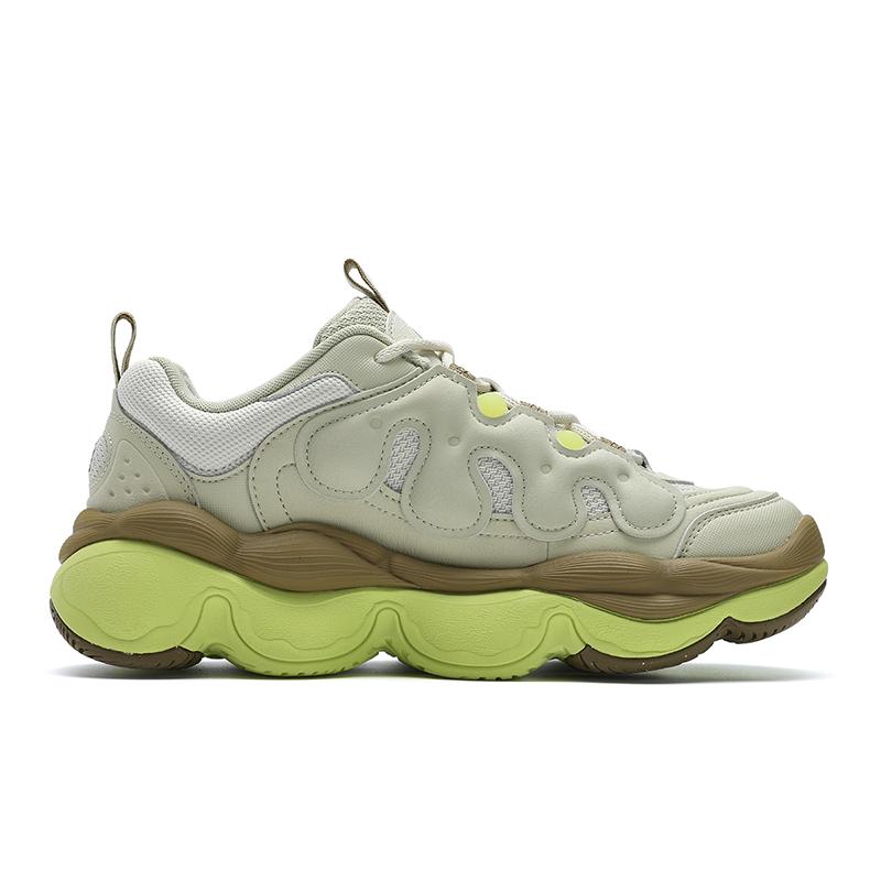 Fila Pease Повседневные низкие кроссовки Женские кроссовки Зеленый Желтый F12W441117FGA