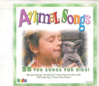 CD VARIOUS Animal Songs 25 Fun Songs For Kid KIW23494 MADACY KIDS 2001 Canada Childrens Used