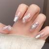 Butterfly Pearl Autumn Handmade Nail Strips: High-End Wearable Nail Art Stickers