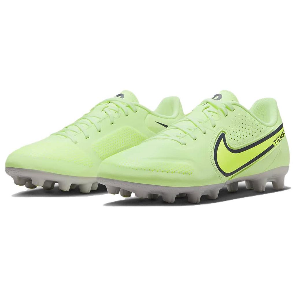 Nike Tiempo Legend 9 Academy Удобные футбольные бутсы с круглым носком AG HG Мужские футбольные бутсы Зеленый Черный DB0626-705