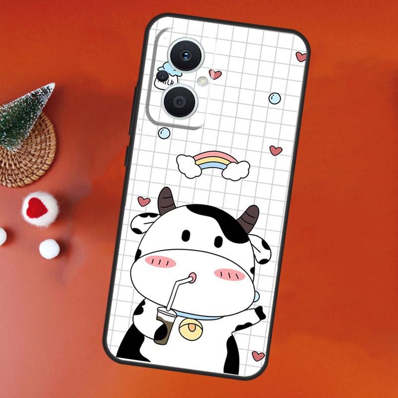 Чехол из кожи коровы для OPPO Find X9 X8 X5 Pro OPPO Reno 11F 12F 13F 14F 7 8 Lite 10 11 12 13 14 Pro