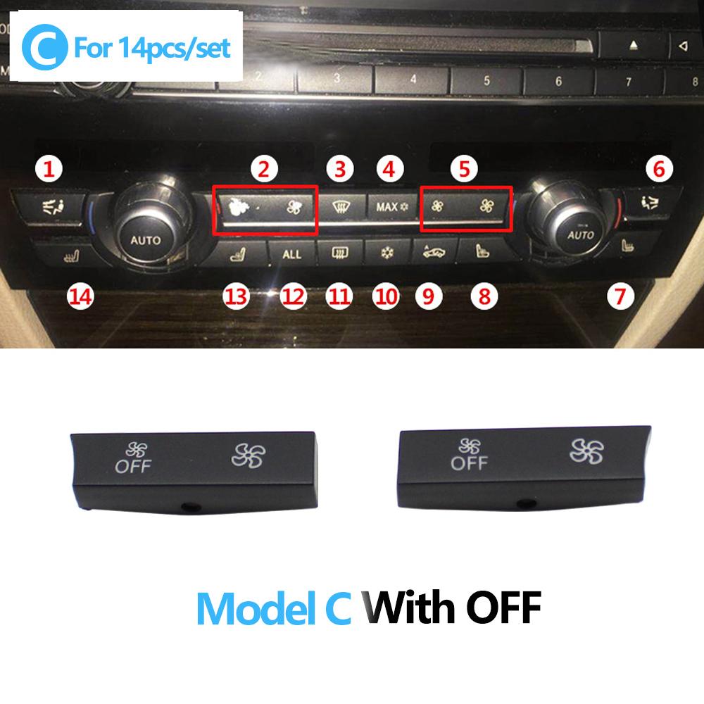 Нагреватель переменного тока, климат-вентилятор, регулятор громкости, кнопка переменного тока, крышка для BMW 5 GT 6 7 X5 X6 Series F10 F11 F01 F02 F06 F12 F15