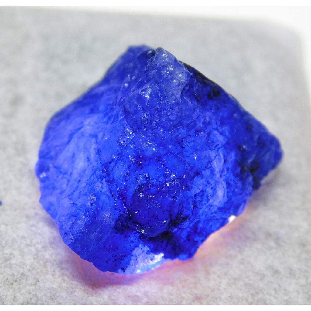 Natural Blue Tanzanite Loose Gemstone 58.80 ct Rough for Lapidary and Gem Collections