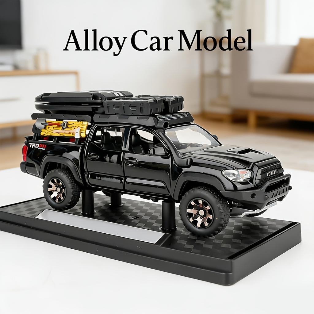 1:Коллекционная модель автомобиля TOYOTA Off-Road в масштабе 32 - Сплав цинка с открывающимися дверями, высокая детализация, подарок для энтузиастов масштабных моделей