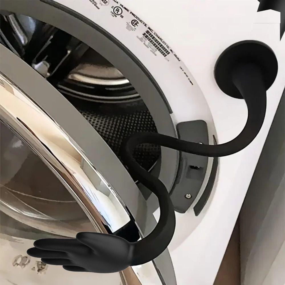 Self-adhesive Door Stop Support Bracket Bendable Washing Machine Door Stopper Fresh & Odor Control
