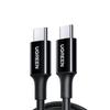 Ugreen US300 Durable USB-C To USB-C Cable, 5A Fast Charging, 480Mbps Data, 2-Meter Length - Premium Black