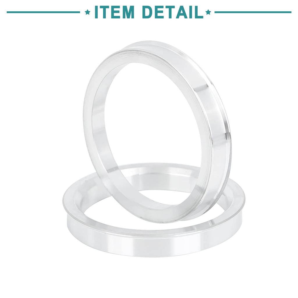 ACROPIX автомобильная ступица центральное кольцо отверстие колеса универсальная проставка 67.1-56.1 мм серебристый тон 4 шт.