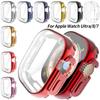 For Apple Watch Series 8 Ultra/Pro 49mm Watch Case Complete Soft TPU Screen Protector for iWatch 7 41/45mm