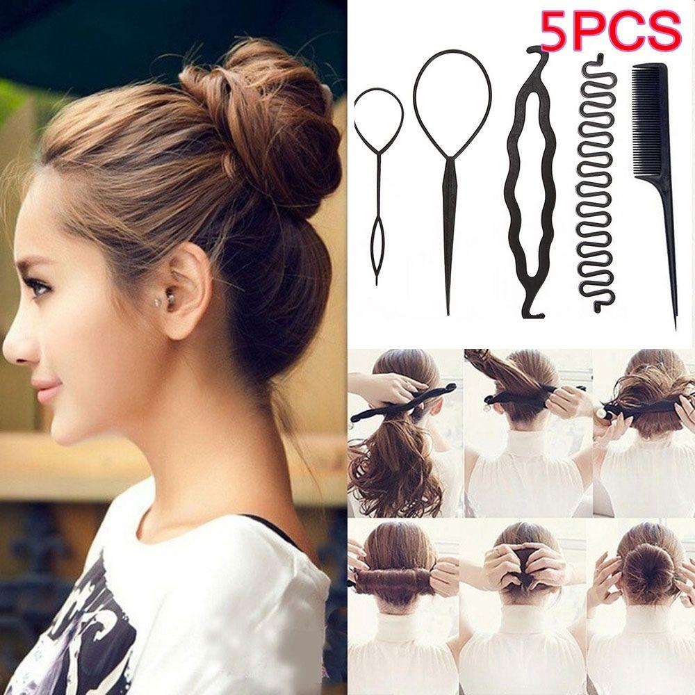 Professional Travel Hair Pin Hair Braid Tool Bun Roller Maker Hair Styling  Twist Curler