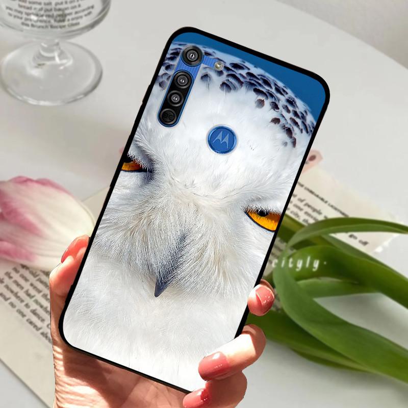 Чехол для Motorola Moto G8 Plus, черный силиконовый чехол для MOTO G8 Play G 8 Power Lite, модный защитный чехол из ТПУ.