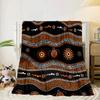 Australian Aboriginal Style Blanket Flannel Blanket Throw Blanket Sofa Cover Blanket Soft Premium Blanket Picnic Blanket Tv Blanket Gifts