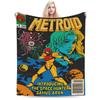 Плед с героями игры Metroid Ультрамягкий Флис Уютные Подарки Пледы Коврик
