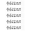 Good-30 Pcs Music Notes Themed Cupcake Topper Paper Cake Inserts Card Wedding Cake Topper Decoration