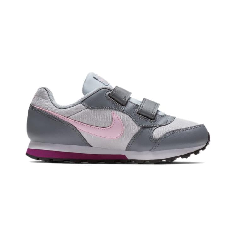 Nike MD Runner 2 Износостойкие детские беговые кроссовки Серый Детский 807320-017