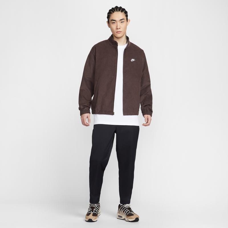 Nike Мужская куртка с воротником-стойкой, на молнии, с длинным рукавом, тканая IR0105237