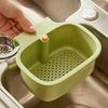 Kitchen Sink Filter Strainer Multifunctional Drain Basket Fruit Vegetable Drainer Rack Water Filter Kitchen Organizer Basket